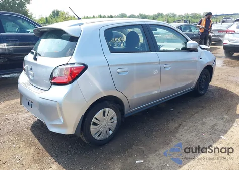 2022 Mitsubishi Mirage Es/Le z USA, uszkodzony, nr VIN ML32AUHJ6NH006875